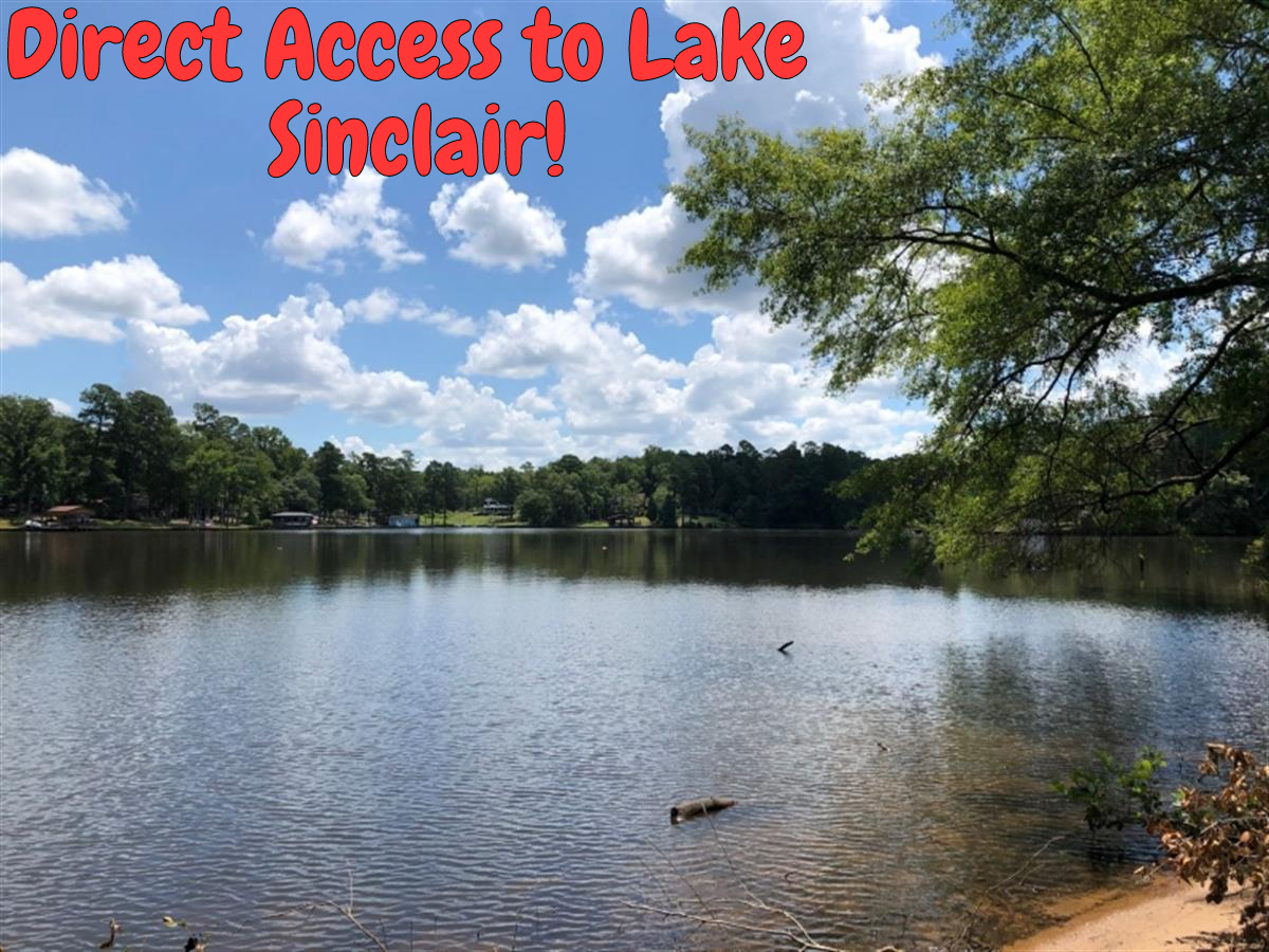 0.66 Acre Unrestricted Wooded Lot Just Steps Away from Lake Sinclair with Direct Access!! Just